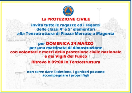 Locandina invito Protezione Civile